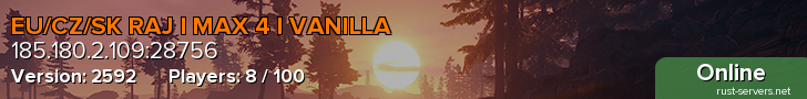 EU/CZ/SK RAJ l MAX 4 l VANILLA