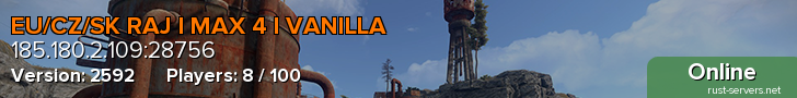 EU/CZ/SK RAJ l MAX 4 l VANILLA