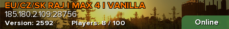 EU/CZ/SK RAJ l MAX 4 l VANILLA