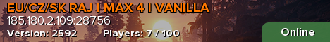 EU/CZ/SK RAJ l MAX 4 l VANILLA