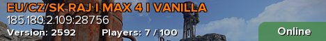 EU/CZ/SK RAJ l MAX 4 l VANILLA