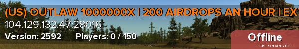 (US) OUTLAW 1000000X | 200 AIRDROPS AN HOUR | EXTREME Loot+