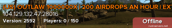 (US) OUTLAW 1000000X | 200 AIRDROPS AN HOUR | EXTREME Loot+
