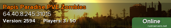Papis Paradise PVE Zombies