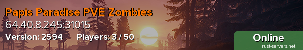 Papis Paradise PVE Zombies