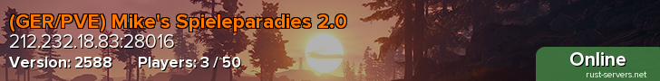 (GER/PVE) Mike's Spieleparadies 2.0