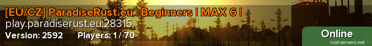EU/CZ/SK Paradise for beginners | Max 4 | Noob Friendly