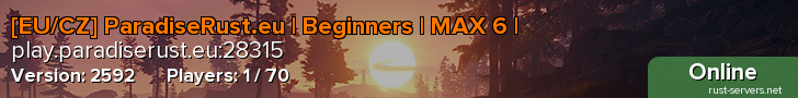 EU/CZ/SK Paradise for beginners | Max 4 | Noob Friendly