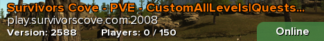 Survivors Cove - PVE - CustomAI|Levels|Quests|Raidable Bases