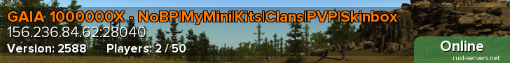 GAIA 1000000X - NoBP|MyMini|Kits|Clans|PVP|Skinbox