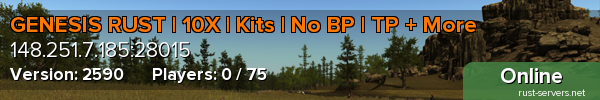 GENESIS RUST | 10X | Kits | No BP | TP + More