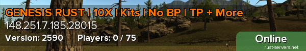 GENESIS RUST | 10X | Kits | No BP | TP + More