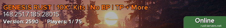 GENESIS RUST | 10X | Kits | No BP | TP + More