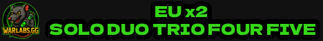 WARLABS.GG EU 2X | Solo/Duo/Trio/Four/Five | NO BP WIPE |