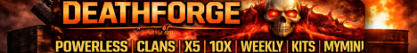 DeathForge - US NEW!! x5 | TP | Kits | QuickSmelt |Powerless