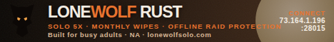 🐺 Lone Wolf Rust