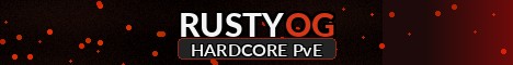 RustyOG Hardcore PvE | 3500 Map | Zombies | Skills | Surviva