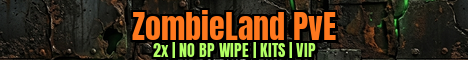 [EU] ZombieLand PvE | 2x | No BP Wipe | VIP | Kits