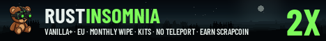Rustinsomnia 2x | EU | Monthly | Vanilla+ | No TP | Kits