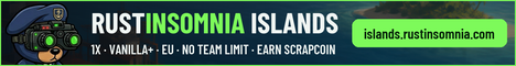 Rustinsomnia Islands | EU | 1x Vanilla+ | Deep Sea Map