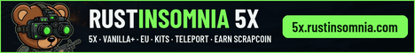 [EU] Rustinsomnia 5x Weekly | Kits | TP | Shop
